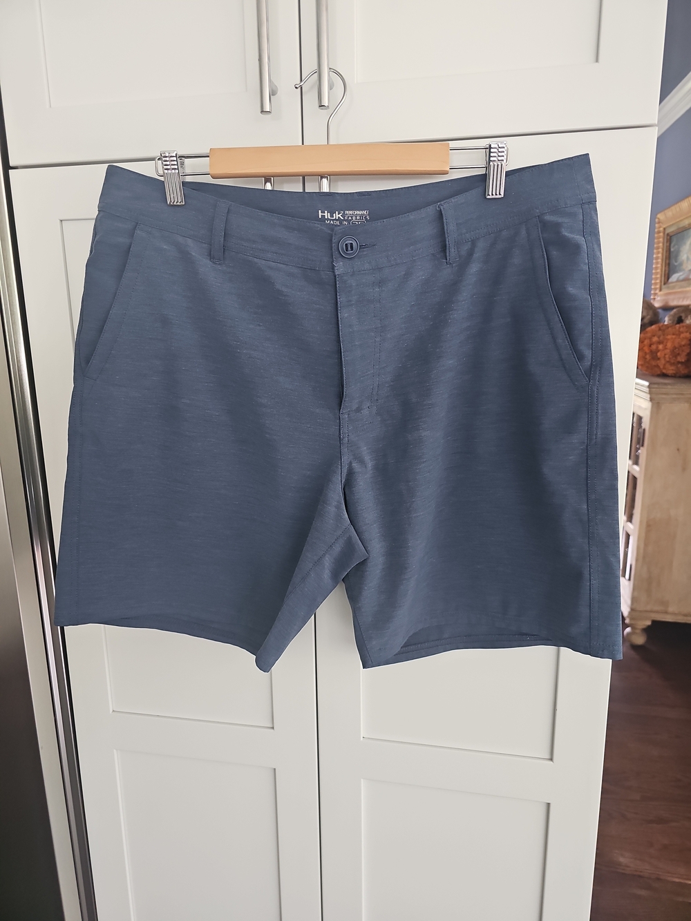 Huk Performance Navy Blue Men's Fishing Shorts